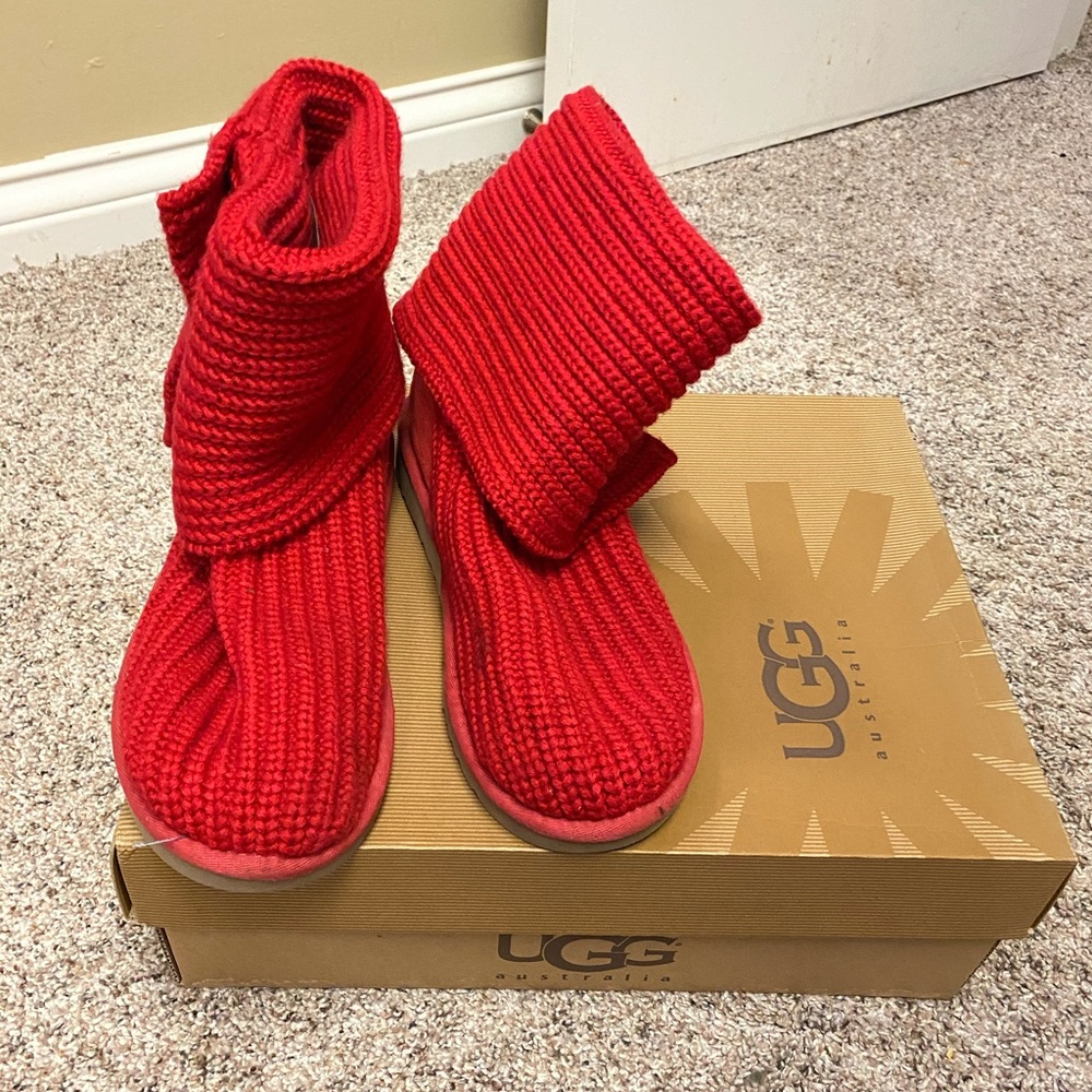 Authentic Red UGG Boots